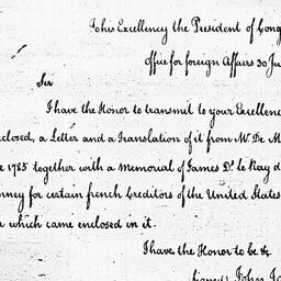[Document, 1785 June 30]