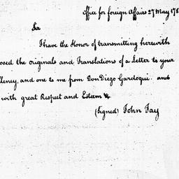 [Document, 1785 May 27]