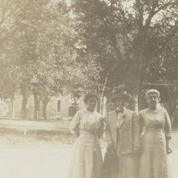 Three Women Posing for the ...