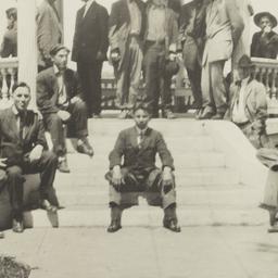 Large Group of Men Posing i...