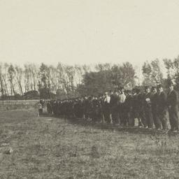 Line of Students in Uniform...