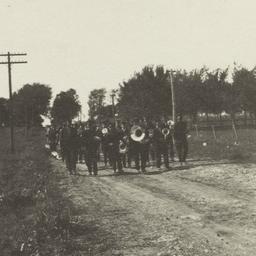 Marching Band Coming down t...