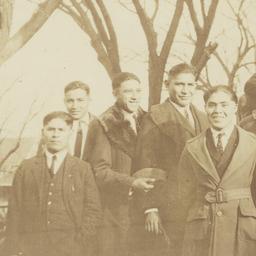 Group of Young Men Gathered...