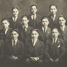 Group of Young Men Posing f...