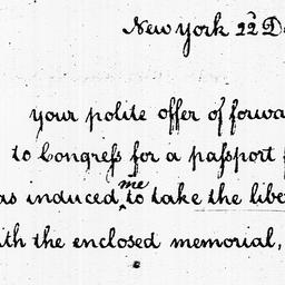 [Document, 1785 December 22]
