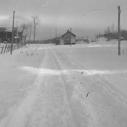 Winter View of Orr, Minnesota