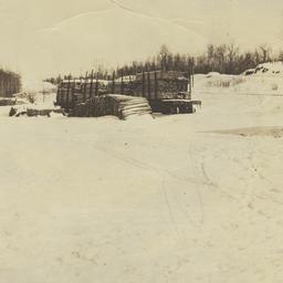 Stacks of Wood, Orr, Minnesota