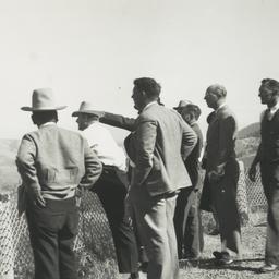 Group of Men at Overlook