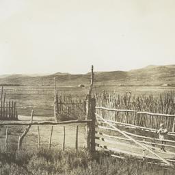 Little Girl on Fence, Reese...