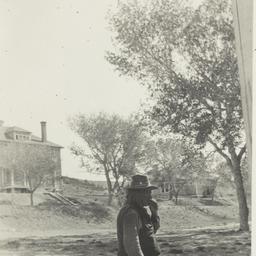 Apache Man Wearing a Blanket