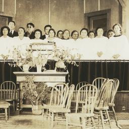 Church Choir, Mescalero, Ne...