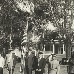 Presenting the Flag to the ...