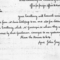 [Document, 1785 November 26]