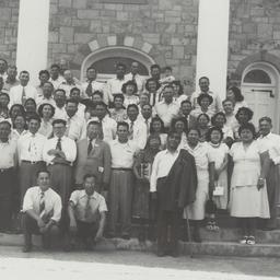 Group at Bacone College, Ok...