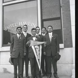 Young Men Holding Chilocco ...