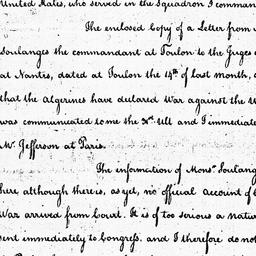 [Document, 1785 August 06]