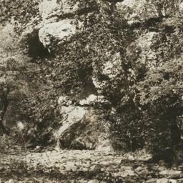 Overhanging Cliff near Rock...
