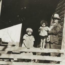 George Gourd with Two Young...