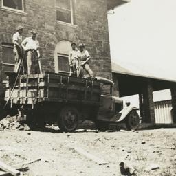 Men with Truck Full of Coal