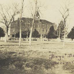 Boys' Dorm at Bacone Co...
