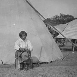 Native American Boy With a ...