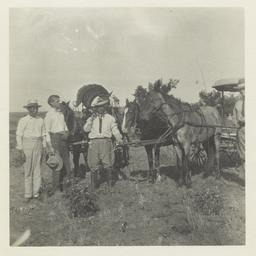 G.E.E. Lindquist with Three...