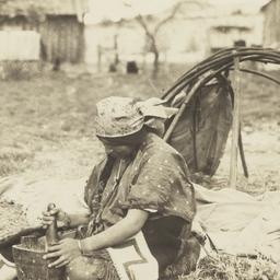 Wasco Woman with Mortar and...
