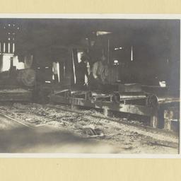 Interior View of a Saw Mill...