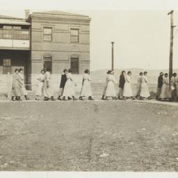 Group of Women Walking on a...