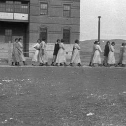 Group of Women Walking on a...