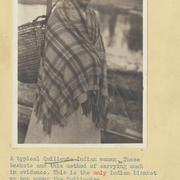 Quileute Woman Carrying in ...