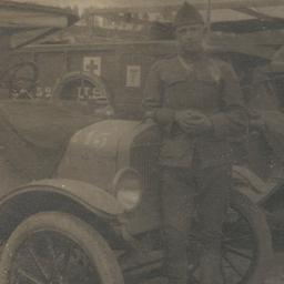 Soldier Posing with a Numbe...
