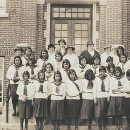 Female Students in front of...