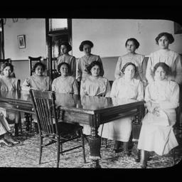 Group of Women around a Lon...