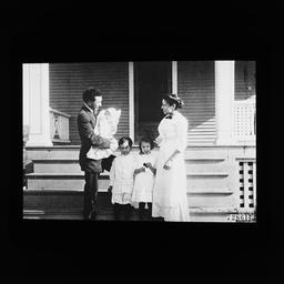 Woman, Two Young Children, ...