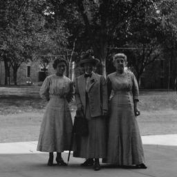 Three Women Posing for the ...