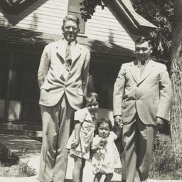 Two Men with Two Children P...