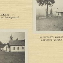 Views of a Kootenai village...