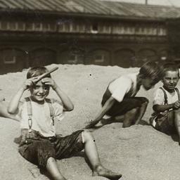 Four Boys on the Sand