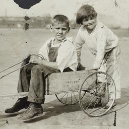 Go-cart with Two Boys