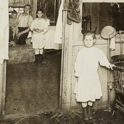 Little Girl Near Stove, Fam...