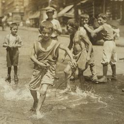 Boys Playing in Open Fire H...