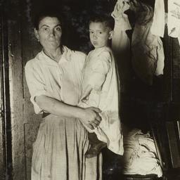 Barefoot Mother with Child
