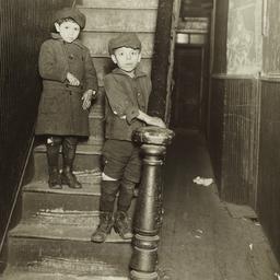 Boys on Tenement Stairs