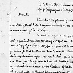 [Document, 1786 May 17]