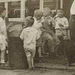 Boys Eating