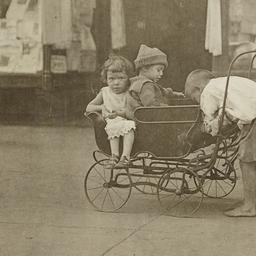 Three Children with Carriage