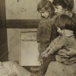 Woman with Children and Baby