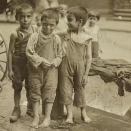 Boys near Ice Block