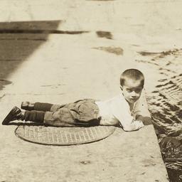Little Boy on Man Hole
